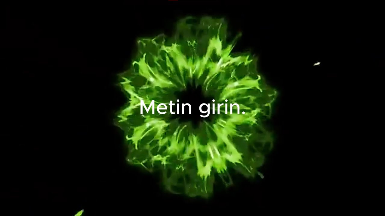 Metin girin.