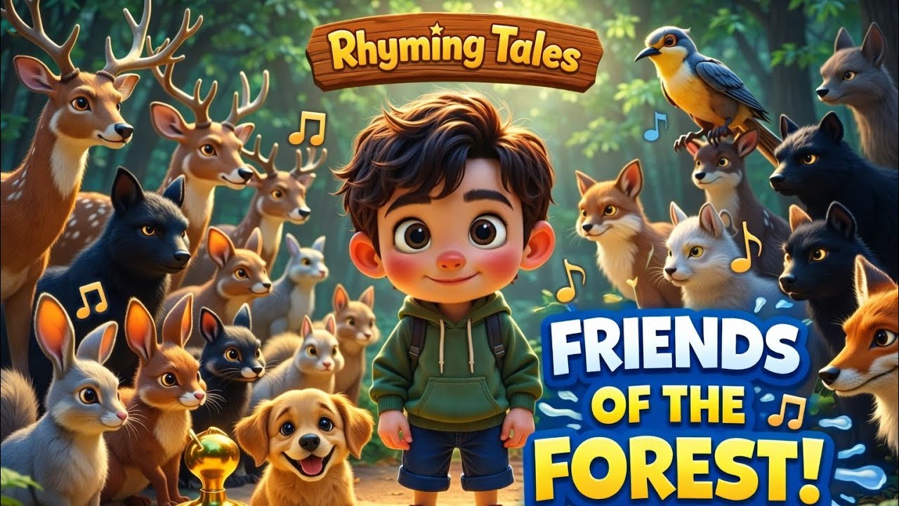 Oliver's wild animal quest | A Tale of Wisdom and Friendship | @RhymingTalesYT