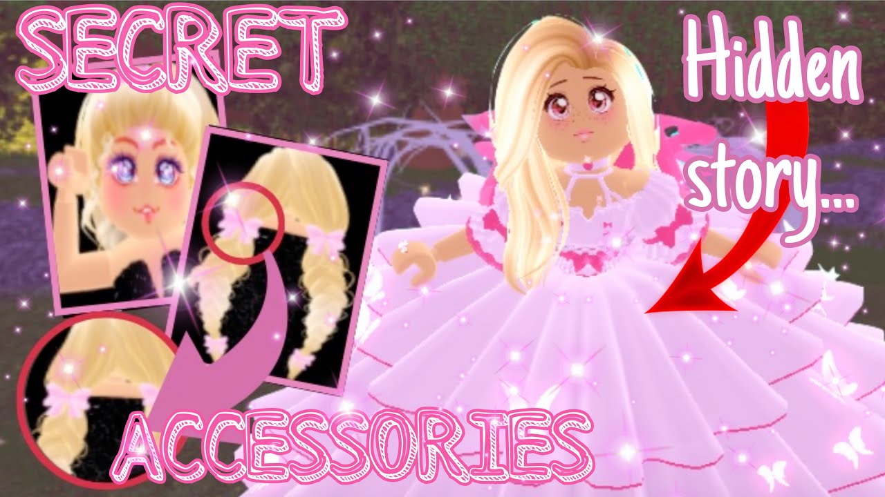 NEW SECRET ACCESSORIES, HIDDEN message behind the NEW SKIRT and a GIVEAWAY! //Roblox Royale High TEA