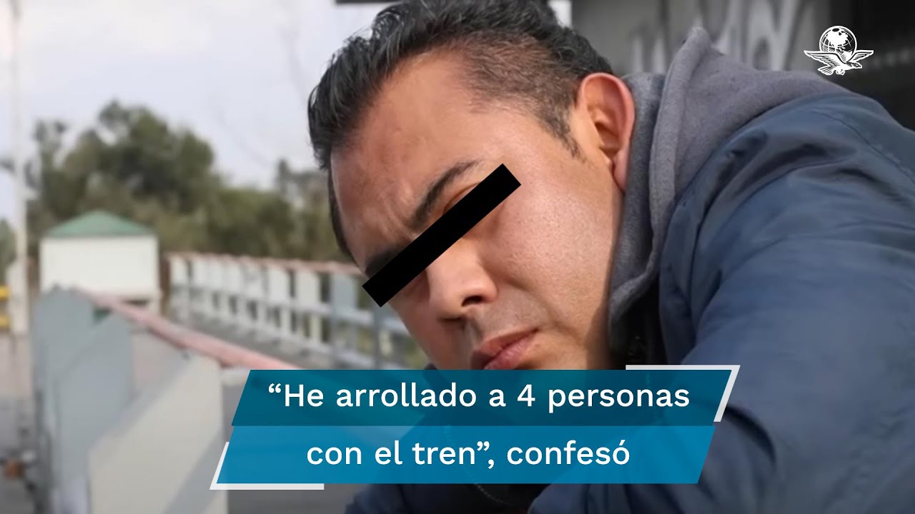 Conductor ebrio del Metro relata que ha arrollado a 4 personas con el tren