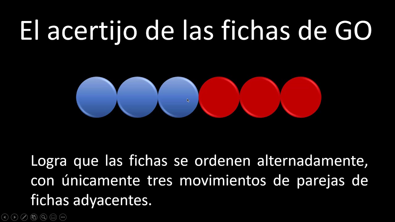 El acertijo de las fichas de GO