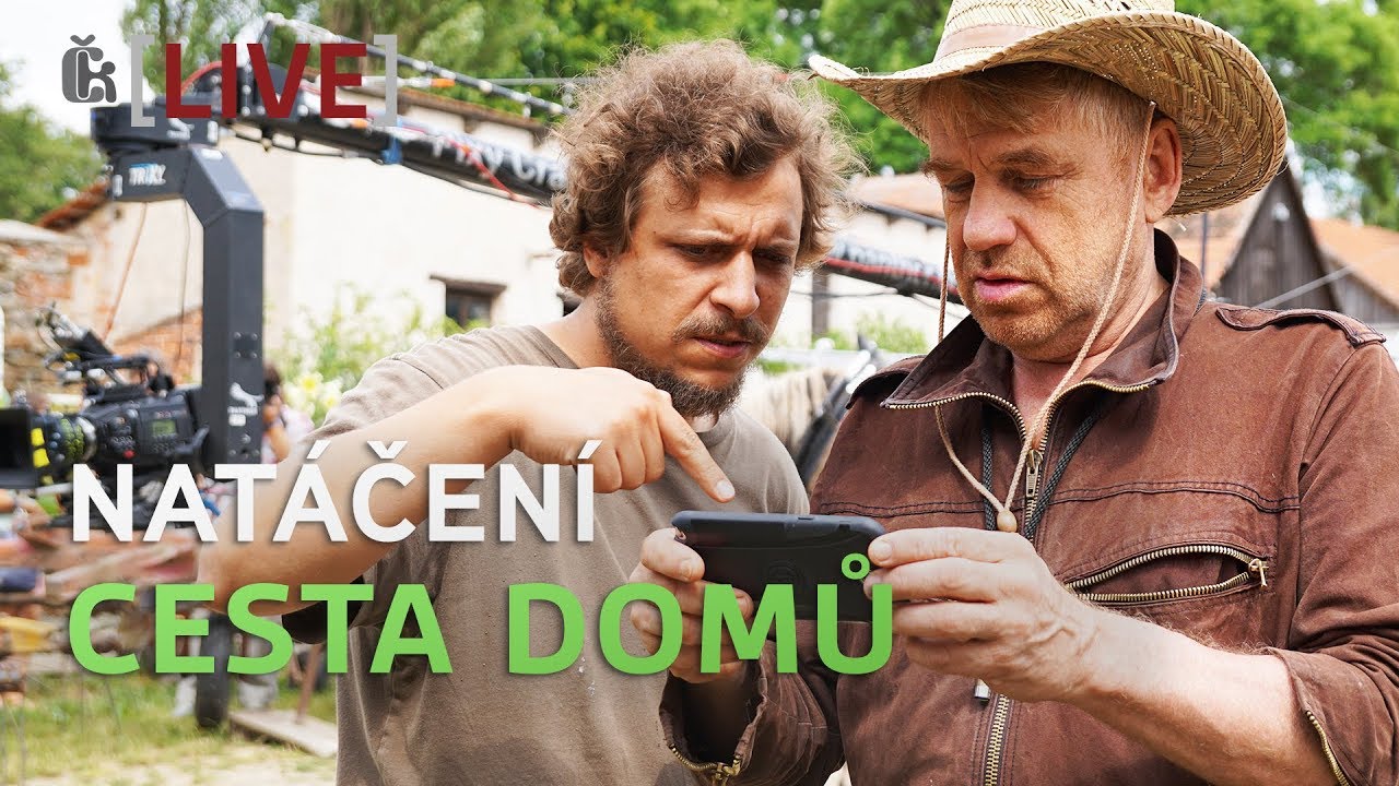 Tomáš Vorel st. natáčí film Cesta domů - Tomáš Hanák, Eva Holubová