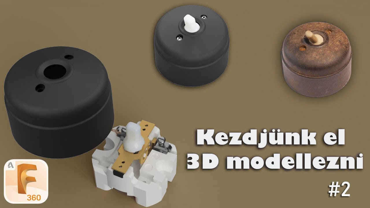 Kezdjünk el 3D modellezni | #2 | Autodesk Fusion 360 ◆ Az alapok