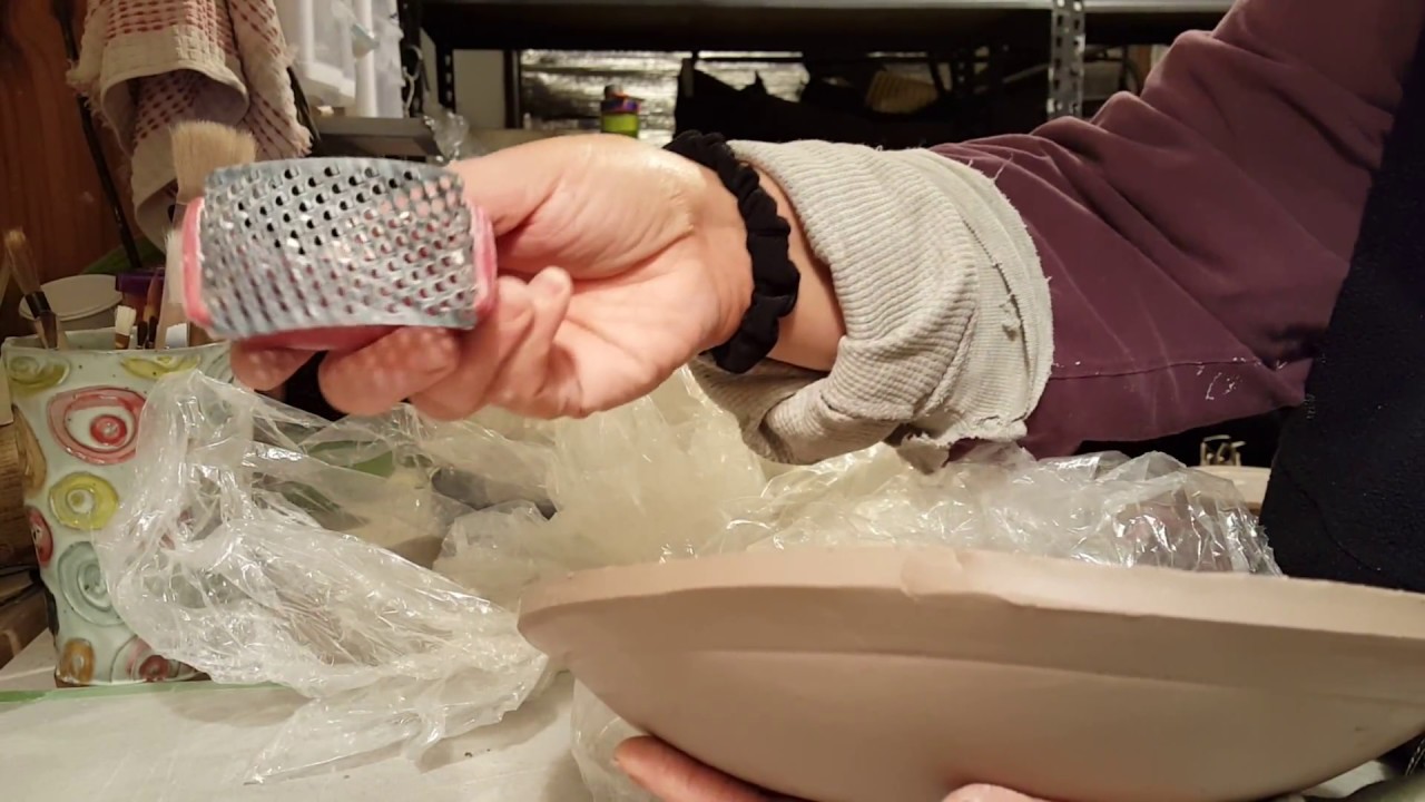 Clay Tools: How to Make  a Bisque Hump-Slump Mold and Use It