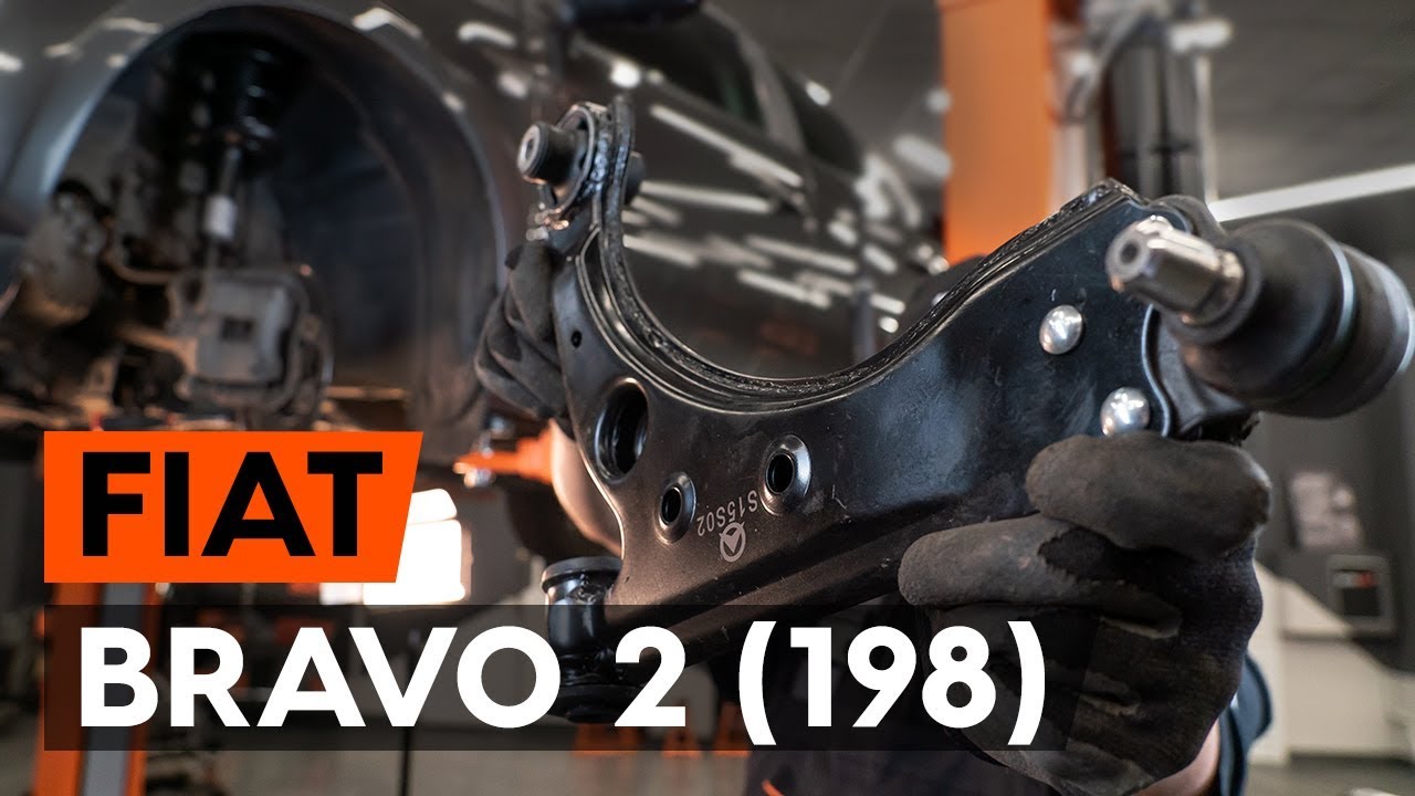Como substituir a braço de suspensão dianteira no FIAT BRAVO 2 (198) [TUTORIAL AUTODOC]