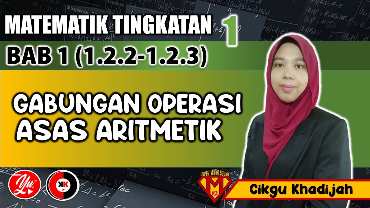 1.2.2 - 1.2.3 Gabungan Operasi Melibatkan Integer #MATEMATIK #TINGKATAN1 #AkademiYoutuber #CKK