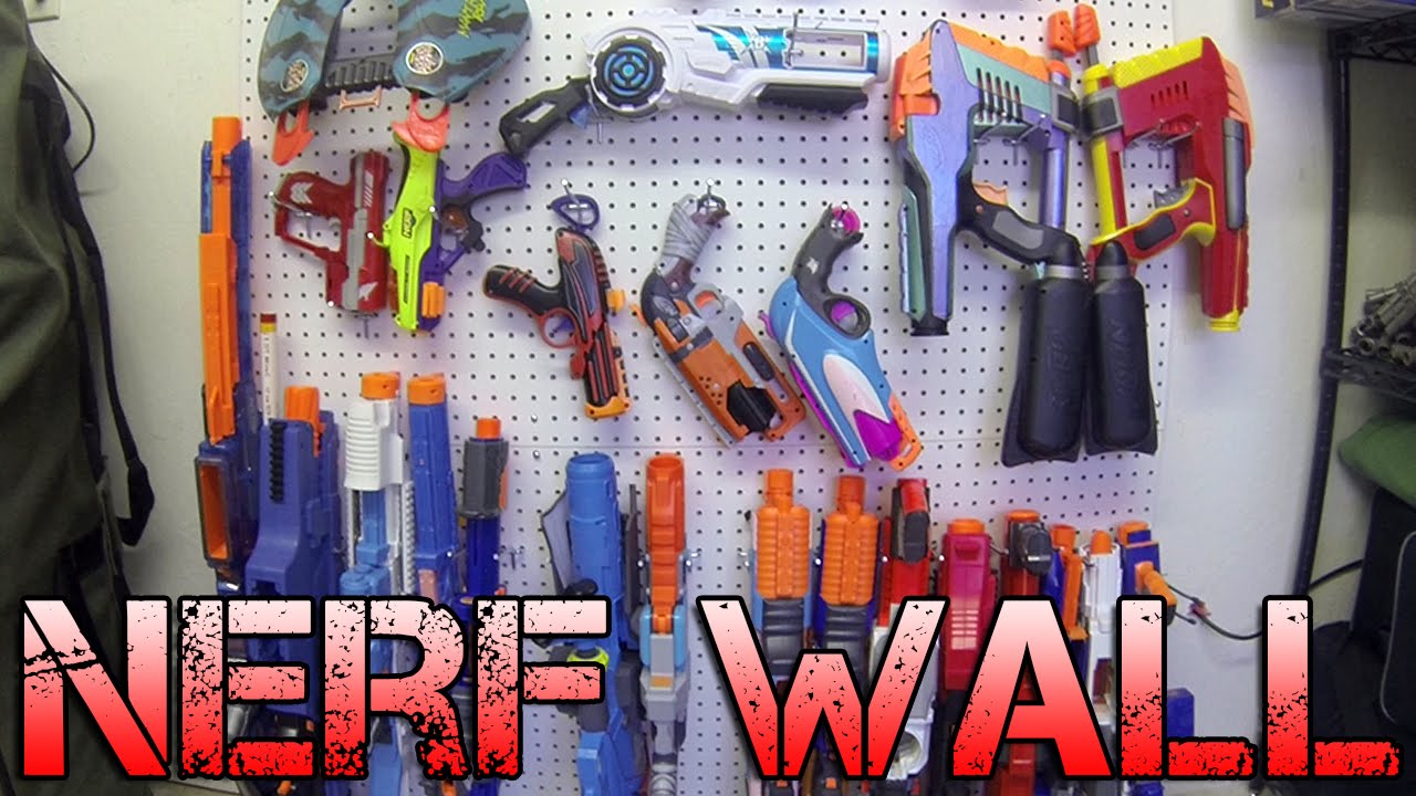 Nerf Pegboard Wall Installation! | From Concept to Complete!