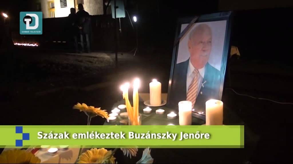 Megemlékezés Buzánszky Jenő szülőházánál