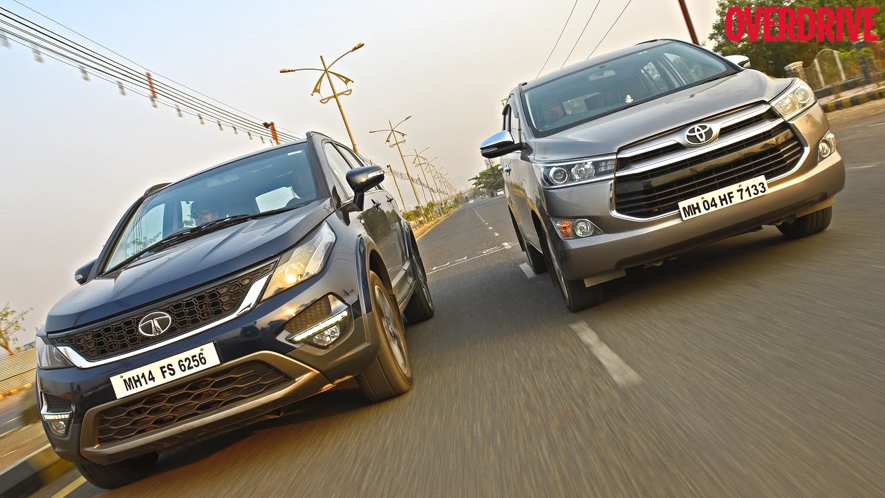 Toyota Innova Crysta vs Tata Hexa  - Comparative Review