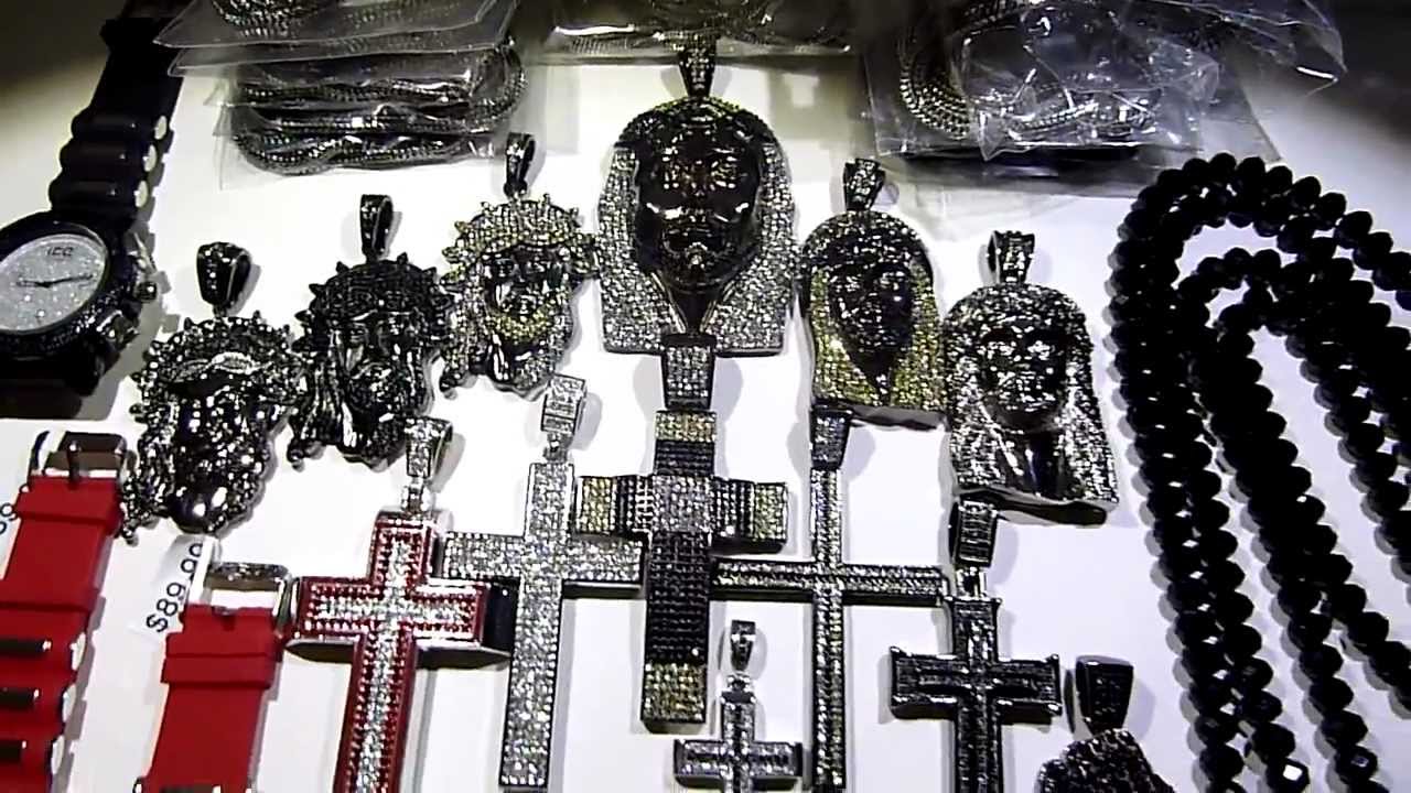 (SOLD)40 piece CLEARANCE! Jesus Pieces/Crosses/Praying Hands/Rosary/Bracelets/Watch! Hip Hop