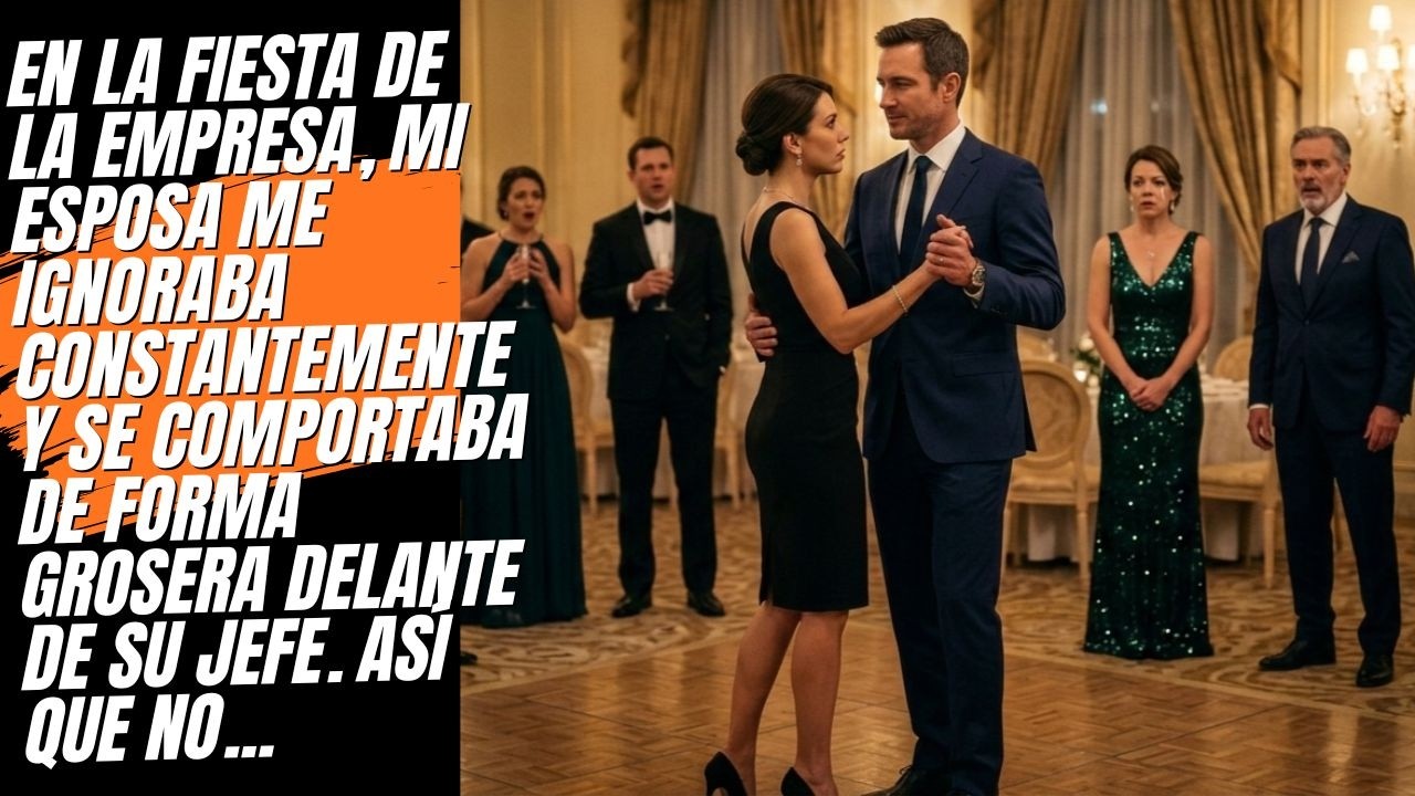 Mi esposa prefirió su estatus a mí en la fiesta de la empresa. La dejé terminar.