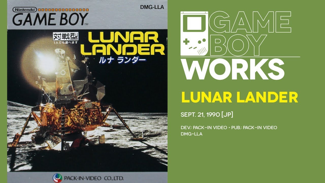 Lunar Lander retrospective: Moons over my Game Boy | Game Boy Works #090