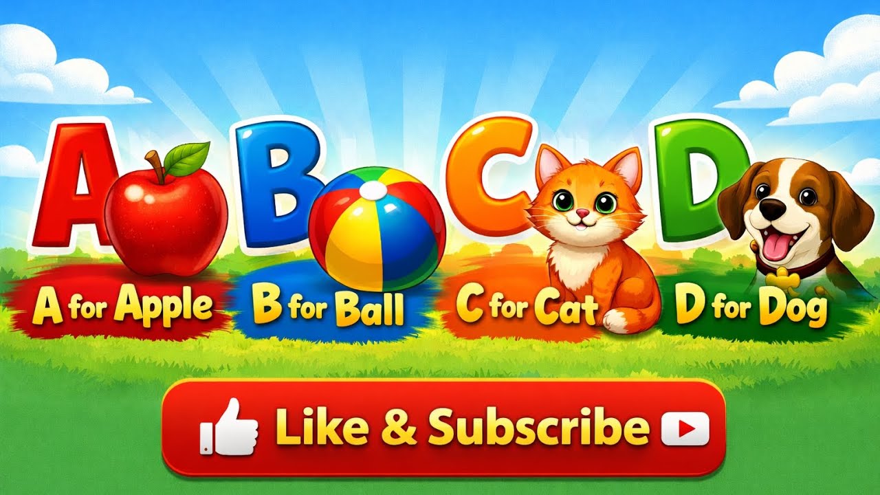 A for apple -2| अ से अनार | abcd | phonics song | a for apple b for ball c for cat | abcd song | abc