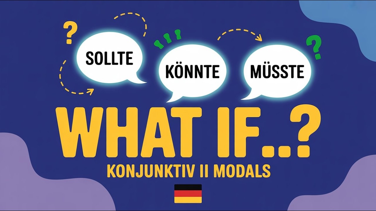 The 'Super-Polite' Secret: Master Advanced German Modal Verbs (Konjunktiv II) 📚 Learn German easily