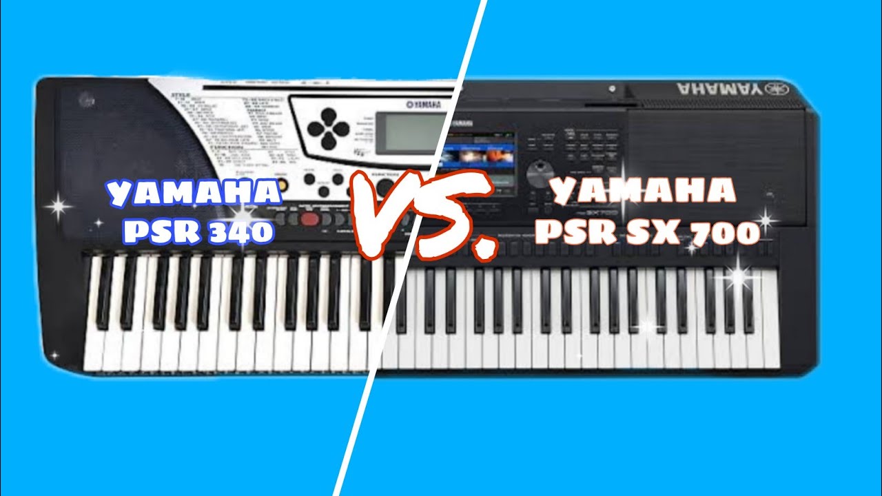 YAMAHA PSR 340 VS YAMAHA PSR SX 700/Batalla de teclados🎹/ Folck Rock.