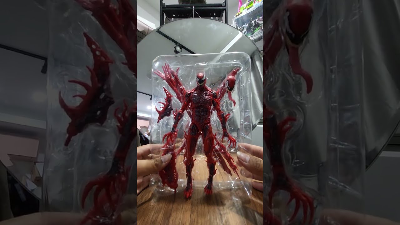 MARVEL​ LEGENDS​ KO CARNAGE MOVIE BOOTLEG CURIOUS AND​ WONDER SUPER​ RAW​ UNCUT​ NAKED​  REVIEW​