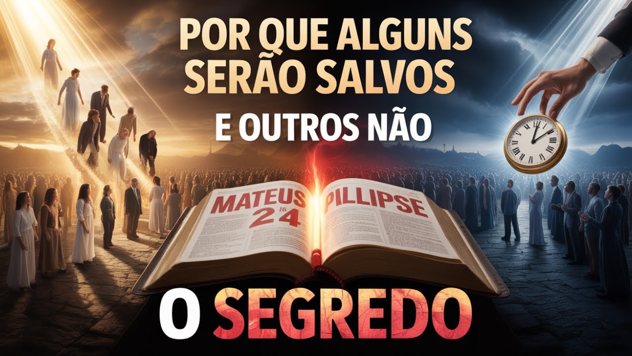 POR QUE ALGUNS SERÃO SALVOS e OUTROS NÃO: A Profecia que Revela o SEGREDO (Mateus 24 e Apocalipse)