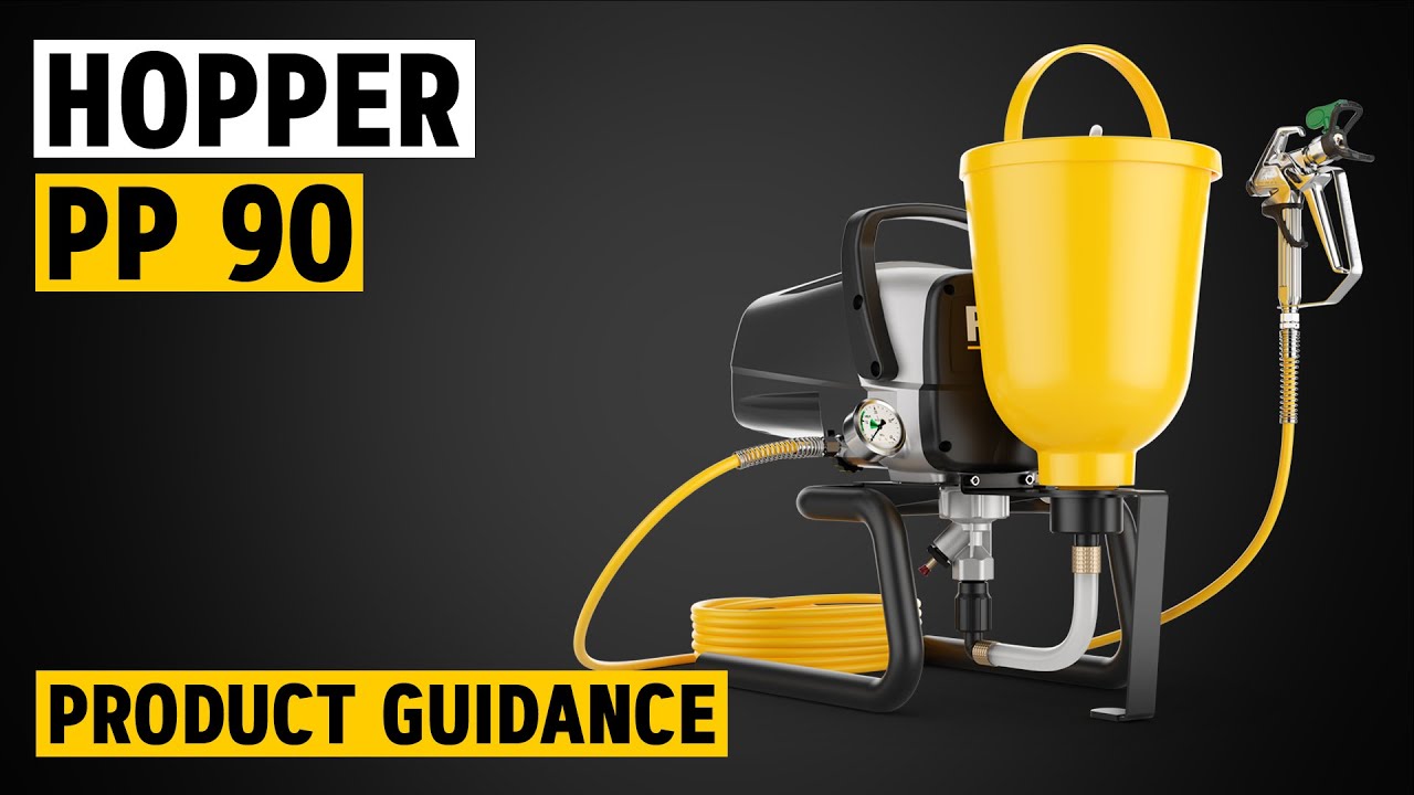 5-litre hopper for PowerPainter 90 Extra Skid - Setup, Application, Cleaning | WAGNER
