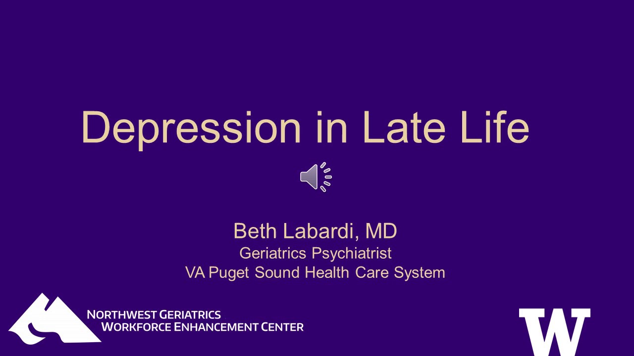 Late Life Depression