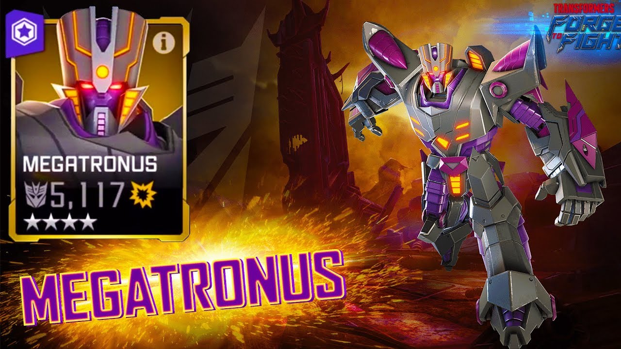Rank 5 Megatronus Abilities, Synergies & Gameplay! - Transformers: Forged To Fight