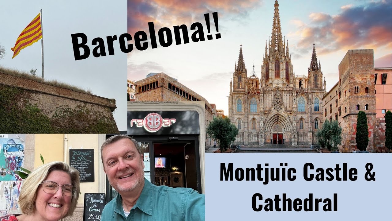 Barcelona Day #2----Montjuic Castle and Barcelona Cathedral  HD 1080p