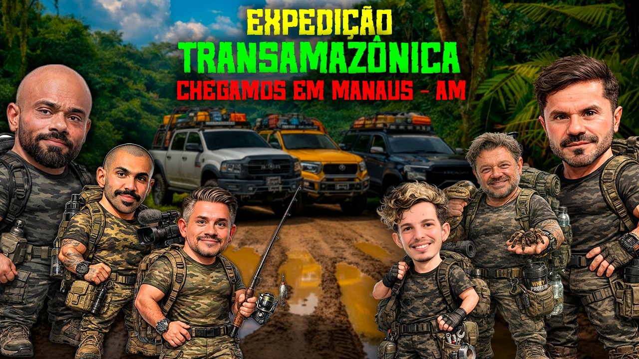 CHEGAMOS EM MANAUS! O DESTINO FINAL - EXPEDIÇÃO TRANSAMAZÔNICA - EP08