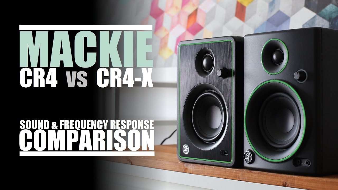 Mackie CR4-X  vs Mackie CR4 (New vs Old)  ||  Sound, Distortion & Frequency Response Comparison