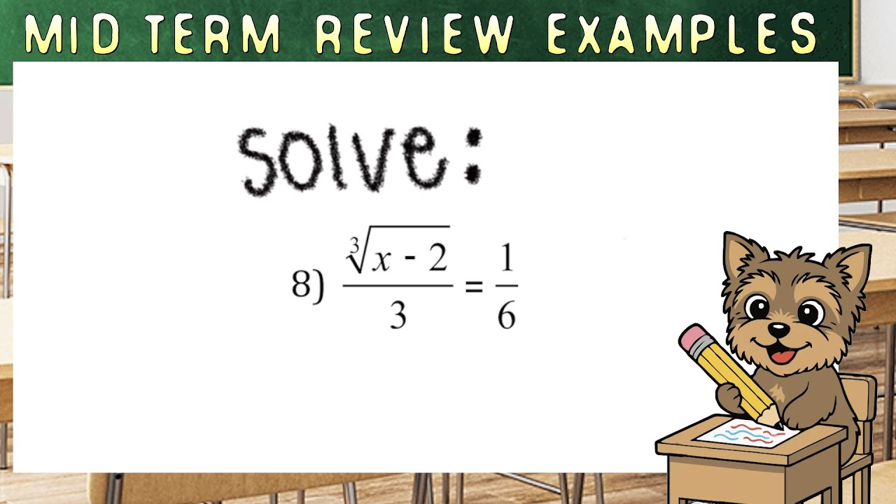 Решите уравнение (#8) ∛(𝑥–2)/3 ＝ 𝟷/6