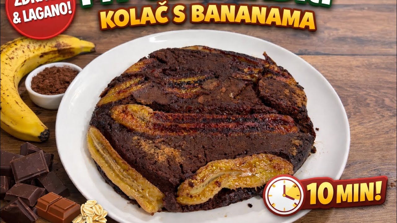 POZNATI desert koji izluduje svijet. Bez pećnice, sa samo 1 jajetom! 🍌