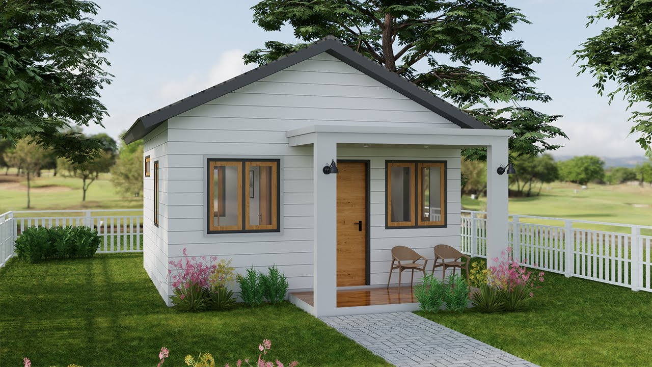 16'x16' (5x5 m) Small House Design | Tiny House Tour