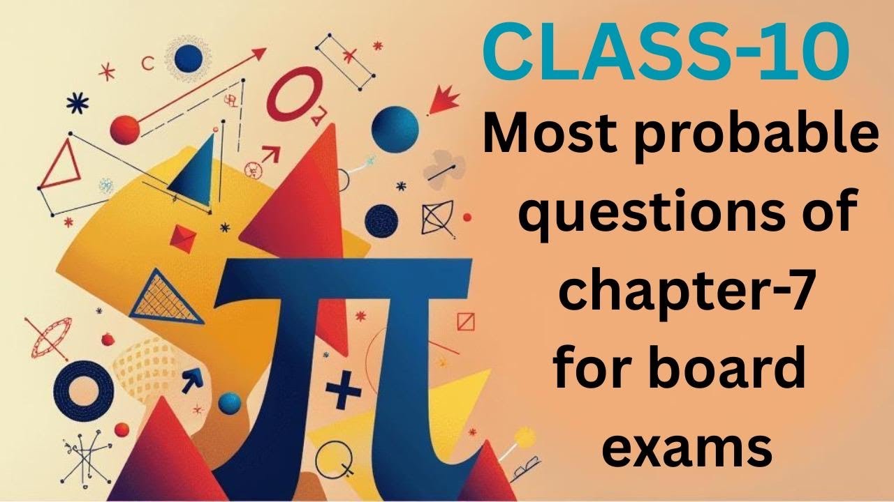 Most important questions of chapter-7 (Coordinate Geometry) using distance formula (part-1)