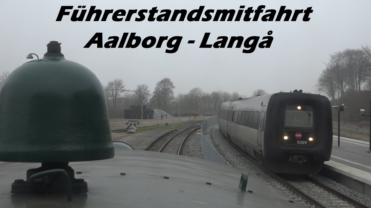 Führerstandsmitfahrt Dänemark: Aalborg - Langå DSB Litra MT152