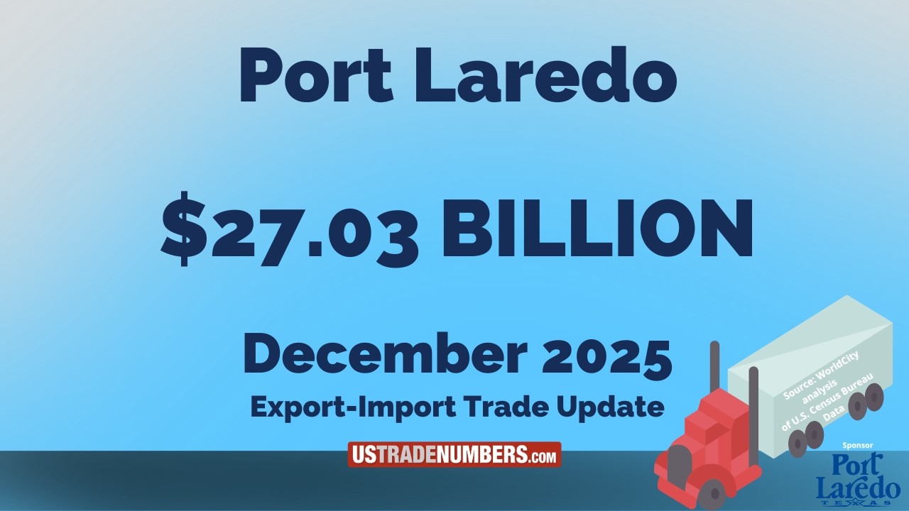 December 2025 Port Laredo Export Import Trade Data Overview