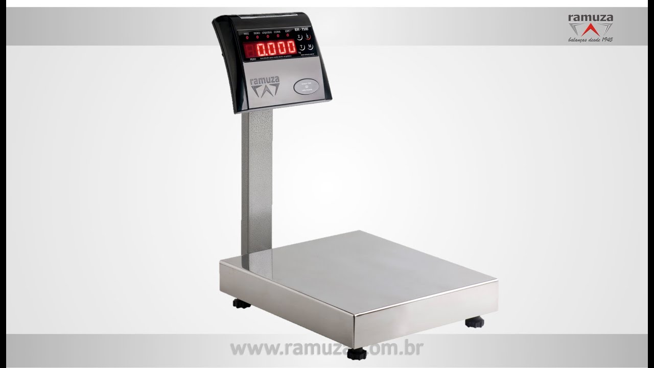 Balanças Industriais Ramuza - DP 35 / 50 Kg IDR 7.500