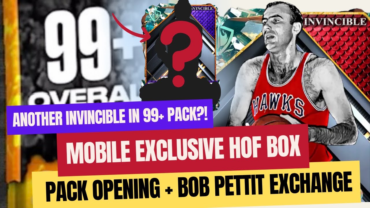 Is the MOBILE EXCLUSIVE HOF Box the MOVE?! INVINCIBLE PULL AND BOB PETTIT EXCHANGE