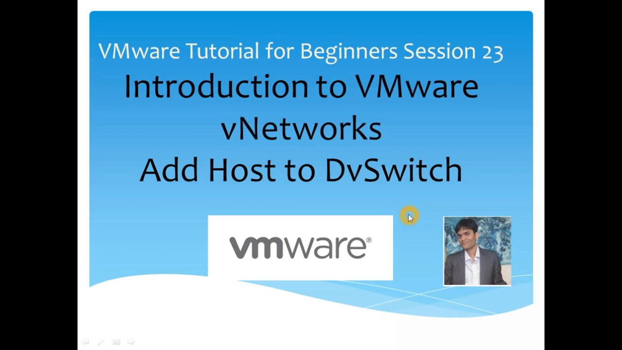 VMware Tutorial for Beginners Networking vDS Distributed virtual Switch Add Host to vDS  Session 23
