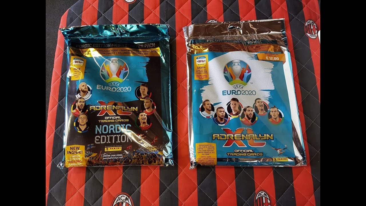 PANINI UEFA EURO 2020 - STARTERPACK NORDIC vs STARTERPACK Z BELGII - XXL RONALDO vs XXL HAZARD!!!
