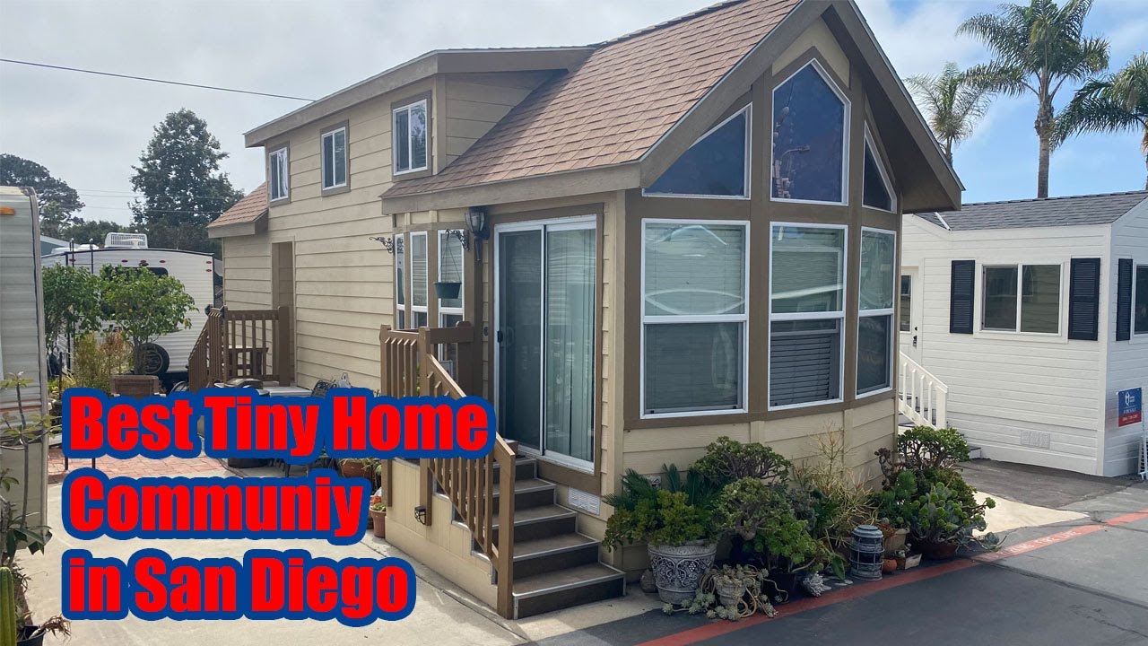 Tiny Home Tour Beach Community in Southern California.  A Tiny House Tour.