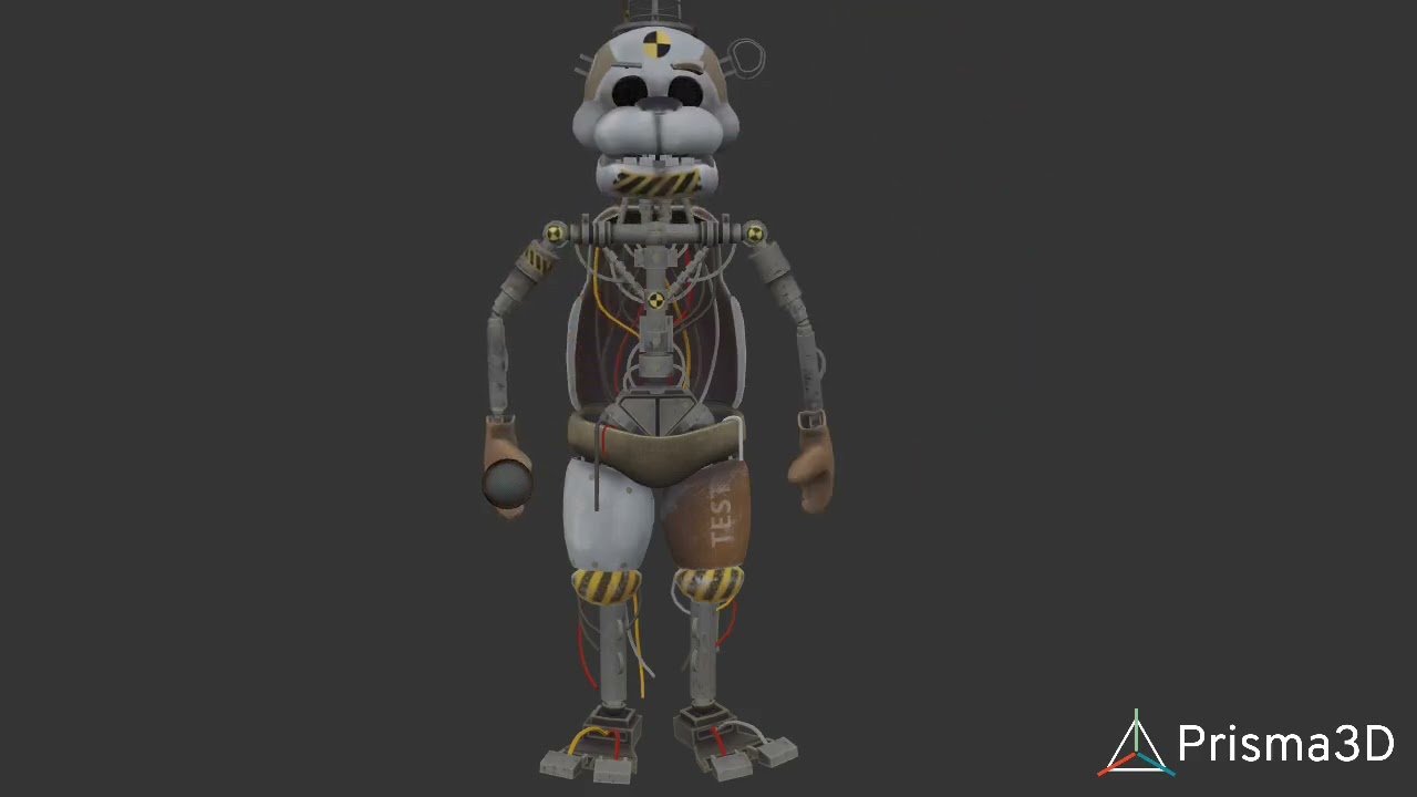 Pequeña animación de mi otro modelo 3D