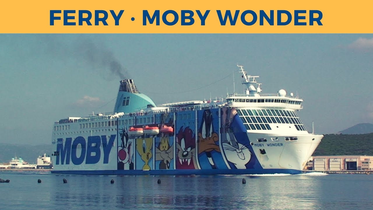Classic Ferry Video 2007 - Departure of ferry MOBY WONDER, Olbia (Moby Lines)