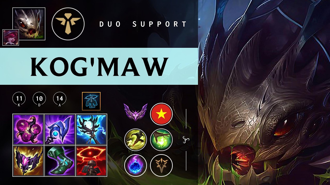 Kog'Maw Support vs Braum - VN Master Patch 26.05