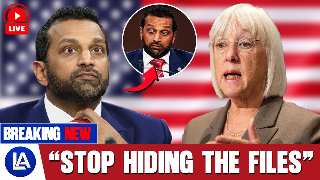 Patty Murray Exposed Kash Patel — Epstein Reclassification Ignited an FBI Meltdown!