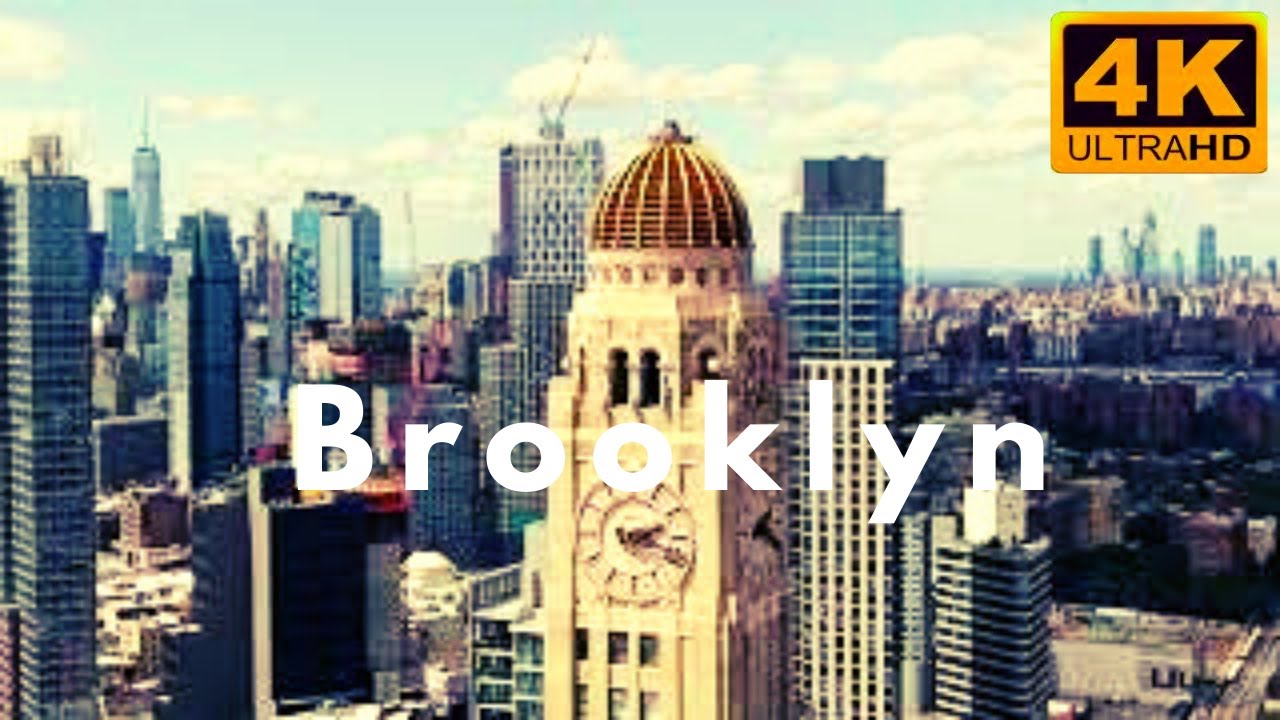 Brooklyn 4k, New York City, USA, 4K Drone Footage