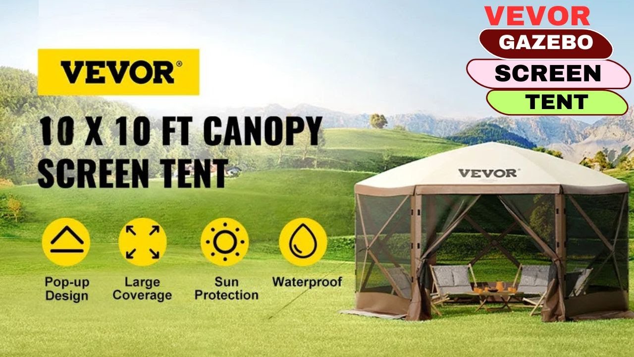 Your Backyard Oasis Starts Here: Best VEVOR Gazebo Screen Tents in 2026