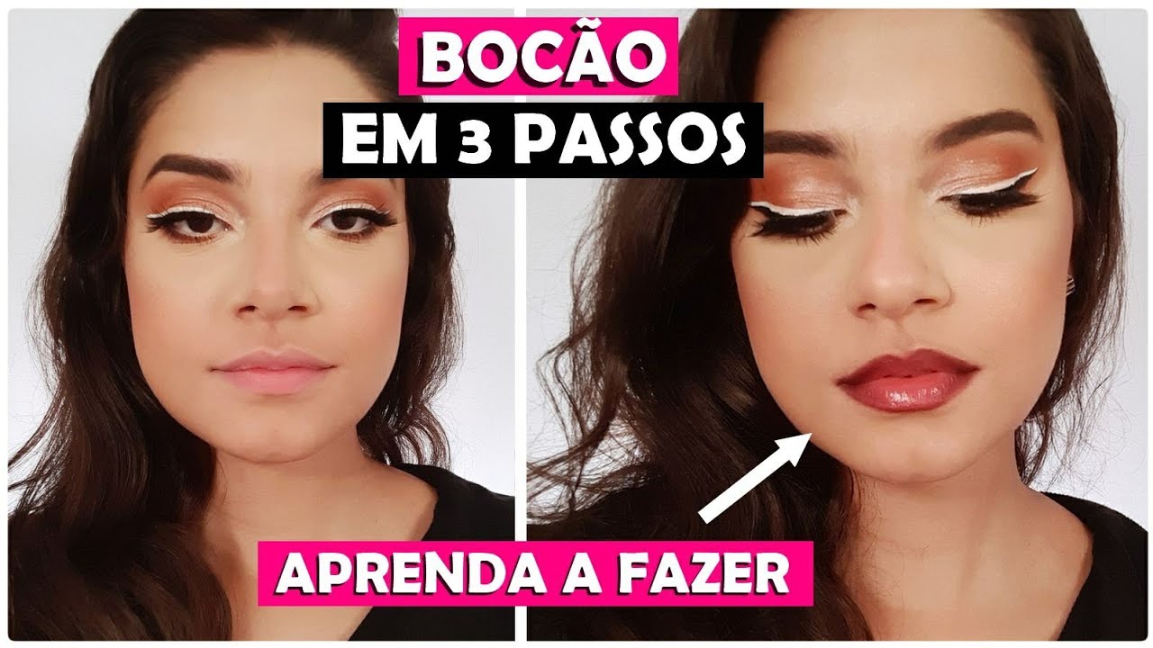 *NOVA TÉCNICA* PARA AUMENTAR A BOCA COM MAQUIAGEM - Muito Fácil!!