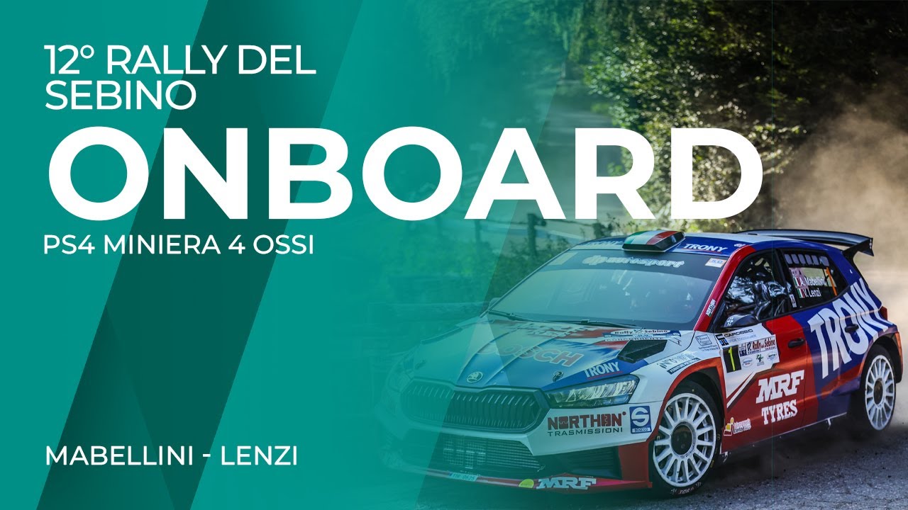12° Rally del Sebino 2024 Mabellini - Lenzi PS4 Miniera 4 Ossi VINCITORI ASSOLUTI 4K OBC