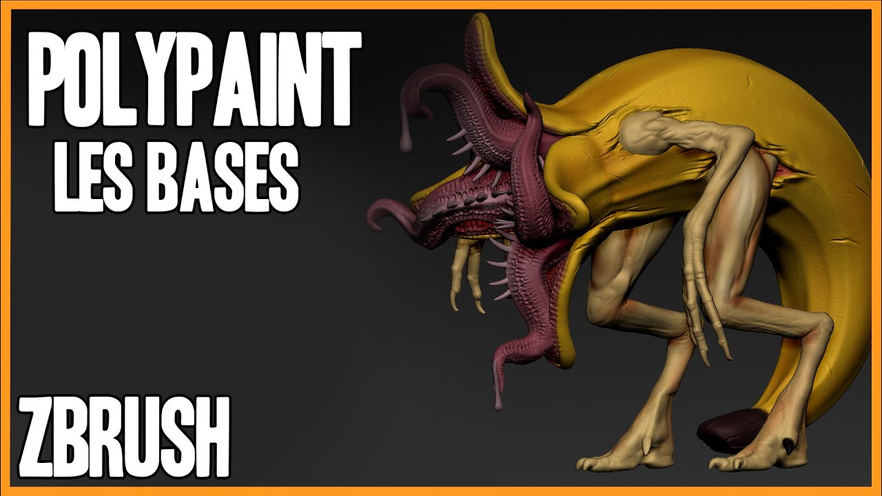 Les Bases du Polypaint ( Zbrush)