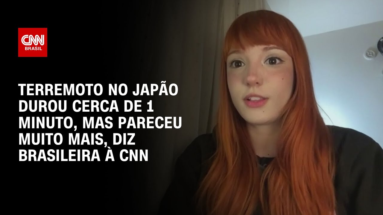 Terremoto no Japão durou cerca de 1 minuto, mas pareceu muito mais, diz brasileira | BRASIL MEIO-DIA
