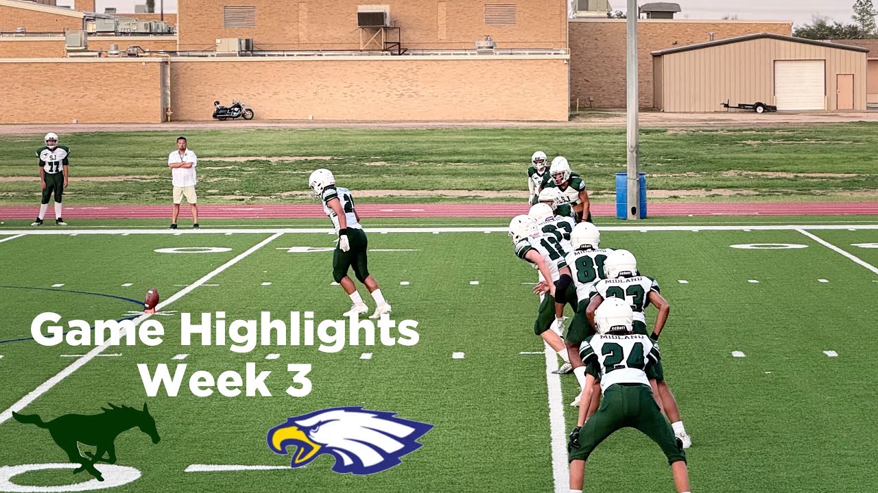 Midland, San Jacinto Mustangs  Vs. Odessa,  Ector Eagles Game Highlights | Middessa 2023 Highlights
