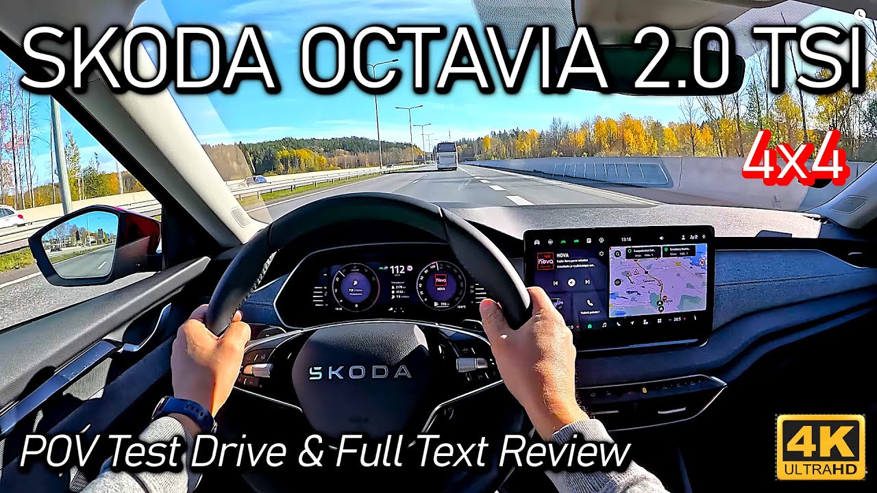 2026 Škoda Octavia Combi 2.0 TSI 4x4 | POV Test Drive & Full Text Review